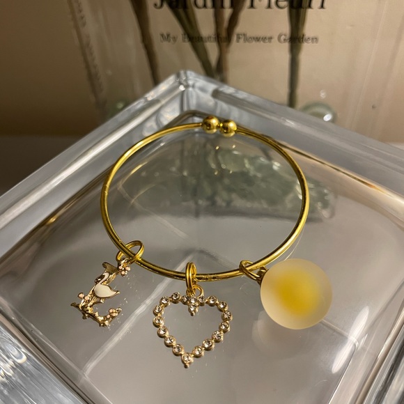 CMJ INITIAL BANGLE HANDMADE NWT - Picture 7 of 7